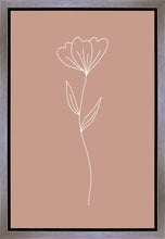 Load image into Gallery viewer, Minimalist Flower Pink Gallery Wrap