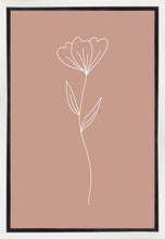Load image into Gallery viewer, Minimalist Flower Pink Gallery Wrap