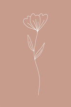 Load image into Gallery viewer, Minimalist Flower Pink Gallery Wrap