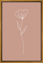 Load image into Gallery viewer, Minimalist Flower Pink Gallery Wrap