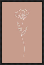 Load image into Gallery viewer, Minimalist Flower Pink Gallery Wrap
