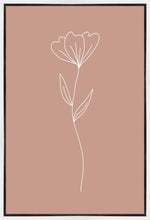 Load image into Gallery viewer, Minimalist Flower Pink Gallery Wrap