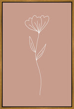 Load image into Gallery viewer, Minimalist Flower Pink Gallery Wrap