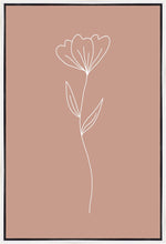 Load image into Gallery viewer, Minimalist Flower Pink Gallery Wrap