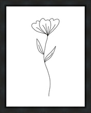 Load image into Gallery viewer, Minimalist Flower White Gallery Wrap