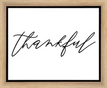 Load image into Gallery viewer, Thankful Gallery Wrap