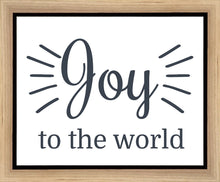 Load image into Gallery viewer, Joy to The World Gallery Wrap