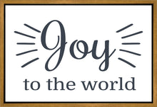 Load image into Gallery viewer, Joy to The World Gallery Wrap