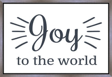 Load image into Gallery viewer, Joy to The World Gallery Wrap