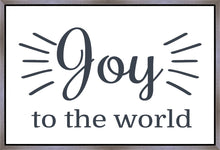 Load image into Gallery viewer, Joy to The World Gallery Wrap