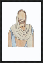 Load image into Gallery viewer, Jesus Watercolor Gallery Wrap