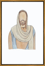 Load image into Gallery viewer, Jesus Watercolor Gallery Wrap