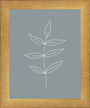 Load image into Gallery viewer, Minimalist Leaves Blue