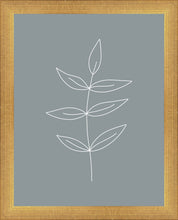 Load image into Gallery viewer, Minimalist Leaves Blue