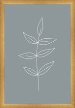 Load image into Gallery viewer, Minimalist Leaves Blue