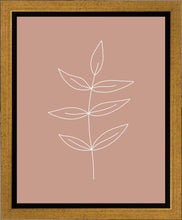 Load image into Gallery viewer, Minimalist Leaves Pink Gallery Wrap