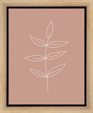 Load image into Gallery viewer, Minimalist Leaves Pink Gallery Wrap