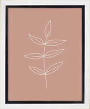 Load image into Gallery viewer, Minimalist Leaves Pink Gallery Wrap