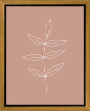 Load image into Gallery viewer, Minimalist Leaves Pink Gallery Wrap