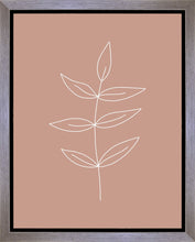 Load image into Gallery viewer, Minimalist Leaves Pink Gallery Wrap