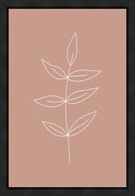 Load image into Gallery viewer, Minimalist Leaves Pink Gallery Wrap