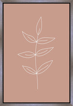 Load image into Gallery viewer, Minimalist Leaves Pink Gallery Wrap