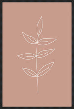 Load image into Gallery viewer, Minimalist Leaves Pink Gallery Wrap