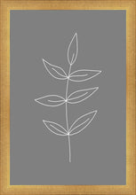 Load image into Gallery viewer, Minimalist Leaves Gray