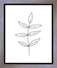 Load image into Gallery viewer, Minimalist Leaves White Gallery Wrap