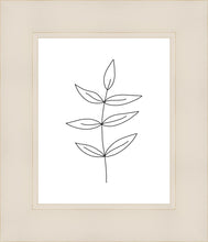 Load image into Gallery viewer, Minimalist Leaves White