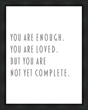 Load image into Gallery viewer, You Are Enough Gallery Wrap