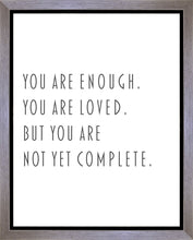 Load image into Gallery viewer, You Are Enough Gallery Wrap