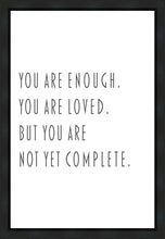 Load image into Gallery viewer, You Are Enough Gallery Wrap