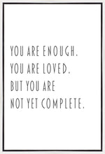 Load image into Gallery viewer, You Are Enough Gallery Wrap