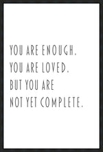 Load image into Gallery viewer, You Are Enough Gallery Wrap