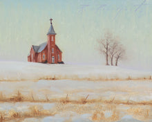 Load image into Gallery viewer, Three Trees and a Church