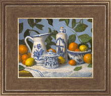 Load image into Gallery viewer, Delft and Citrus Still Life