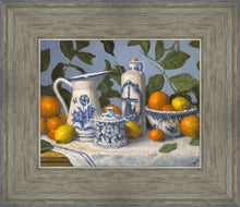 Load image into Gallery viewer, Delft and Citrus Still Life