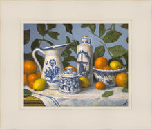 Load image into Gallery viewer, Delft and Citrus Still Life