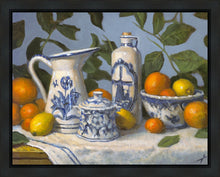 Load image into Gallery viewer, Delft and Citrus Still Life