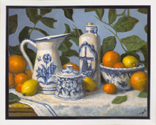 Load image into Gallery viewer, Delft and Citrus Still Life