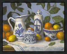 Load image into Gallery viewer, Delft and Citrus Still Life
