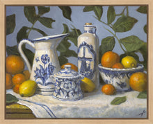 Load image into Gallery viewer, Delft and Citrus Still Life
