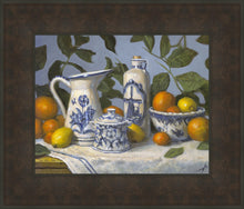Load image into Gallery viewer, Delft and Citrus Still Life
