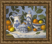 Load image into Gallery viewer, Delft and Citrus Still Life