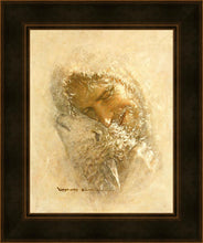 Load image into Gallery viewer, Found is a painting that depicts Jesus Christ embracing a lost sheep is now found - Yongsung Kim | Havenlight | Christian Artwork