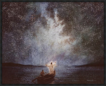 Load image into Gallery viewer, Calm and Stars Large Wall Art