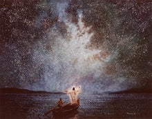 Load image into Gallery viewer, Calm and Stars Large Wall Art