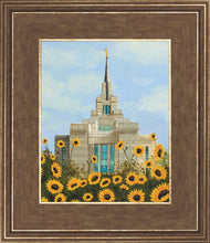 Load image into Gallery viewer, Kyiv Temple with Sunflowers