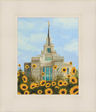 Load image into Gallery viewer, Kyiv Temple with Sunflowers